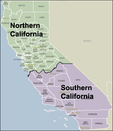 County Wall Maps of California