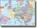 Continent Wall Maps