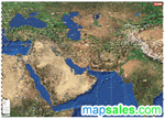 Middle East Wall Map