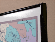 Mounted Wall Maps