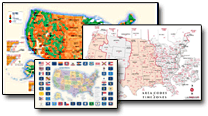 Educational Country Wall Maps