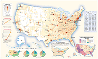 Educational State Wall Maps