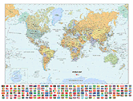 Educational Continent Wall Maps