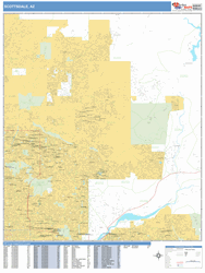 Scottsdale Wall Map by MarketMAPS