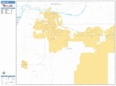 Yuma Wall Map by MarketMAPS