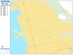 Berkeley Wall Map by MarketMAPS