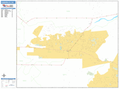 Camarillo Zip Code Wall Map by MarketMAPS
