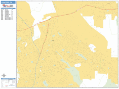 Concord Wall Map by MarketMAPS