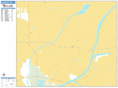 El Monte Zip Code Wall Map by MarketMAPS