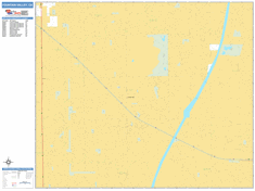 Fountain Valley Zip Code Wall Map by MarketMAPS