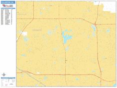 Fullerton Wall Map by MarketMAPS