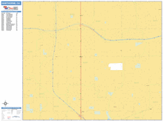 Hawthorne Wall Map by MarketMAPS