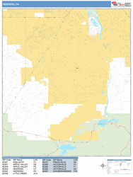 Hesperia Wall Map by MarketMAPS