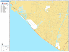 Huntington Beach Zip Code Wall Map by MarketMAPS