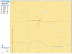 Inglewood Wall Map by MarketMAPS