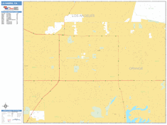 La Habra Zip Code Wall Map by MarketMAPS