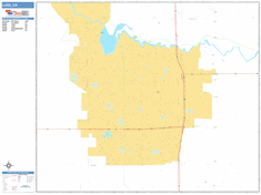 Lodi Zip Code Wall Map by MarketMAPS