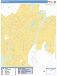 Mission Viejo Wall Map by MarketMAPS