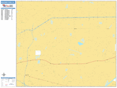Monterey Park Wall Map by MarketMAPS