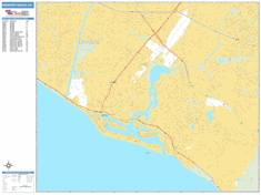 Newport Beach Wall Map by MarketMAPS