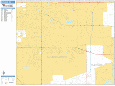 Ontario Zip Code Wall Map by MarketMAPS