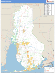 Baldwin Wall Map by MarketMAPS