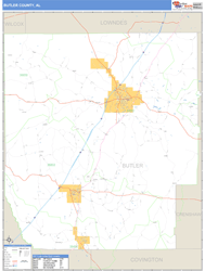 Butler Wall Map by MarketMAPS
