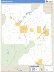 Covington Wall Map by MarketMAPS