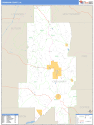 Crenshaw Wall Map by MarketMAPS