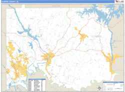 Elmore Wall Map by MarketMAPS