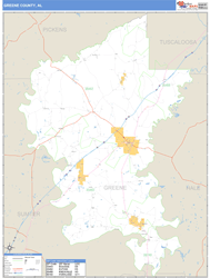 Greene Wall Map by MarketMAPS