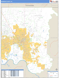 Madison Wall Map by MarketMAPS