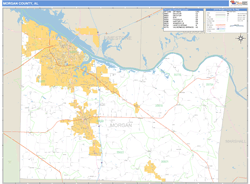 Morgan Wall Map by MarketMAPS