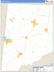 Pickens Wall Map by MarketMAPS