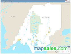 Dillingham Wall Map by MarketMAPS