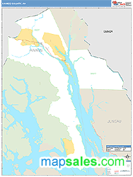 Haines Wall Map by MarketMAPS