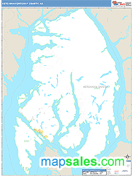 Ketchikan Gateway Wall Map by MarketMAPS