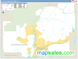 Matanuska-Susitna Wall Map by MarketMAPS