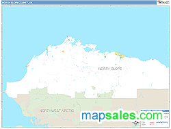North Slope Wall Map by MarketMAPS