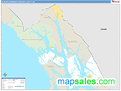 Skagway-Hoonah-Angoon Wall Map by MarketMAPS