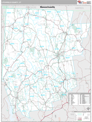 Litchfield, Ct Wall Map