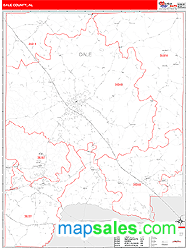 Dale Wall Map by MarketMAPS
