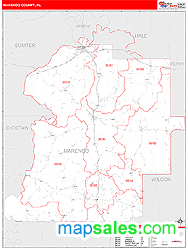 Marengo Wall Map by MarketMAPS