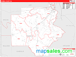 Russell Wall Map by MarketMAPS