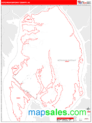 Ketchikan Gateway Wall Map by MarketMAPS