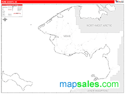 Nome Wall Map by MarketMAPS