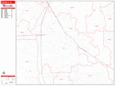 Norwalk Metro Area Zip Code Wall Map by MarketMAPS