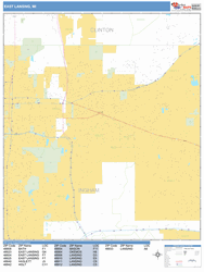 Zip Codes For East Lansing Michigan Map Zip Codes For East Lansing Michigan Map