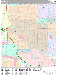  of Illinois > Oak Lawn Wall Maps > Oak Lawn Wall Map by MarketMAPS