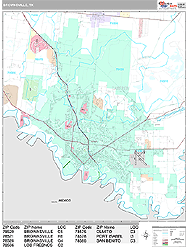 brownsville texas wall map premium style by marketmaps brownsville texas wall map premium style by marketmaps